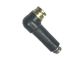 Dua Spring Bended Black Auto Spark Plug Cap Resistor untuk Sistem Pengapian Tegangan Tinggi